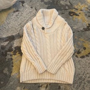 Old Navy cream colored boys sweater 2T